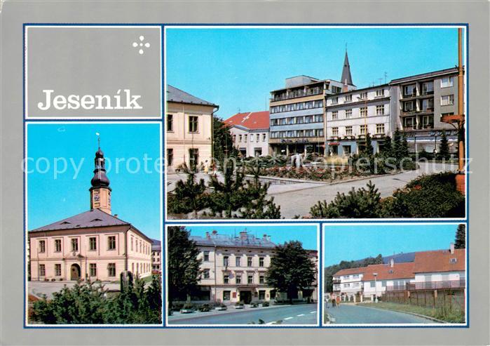 Jesenik Teilansichten Innenstadt