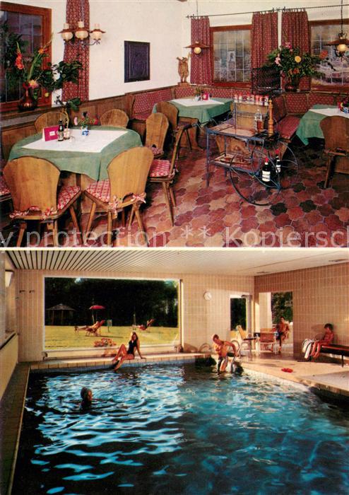 Gersfeld Rhoen Kurhotel Gersfelder Hof Gastraum Hallenbad