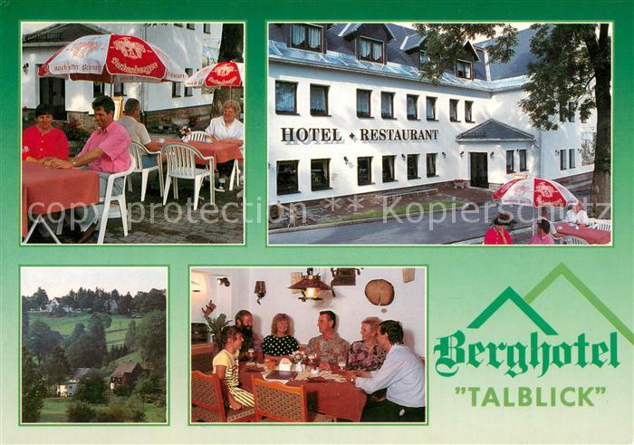 Holzhau Rechenberg-Bienenmuehle Erzgebirge Berghotel Talblick Terrasse