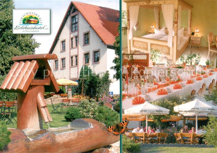 Hoefgen Erlebnishof Zur Schiffsmuehle Restaurant Terrasse Brunnen