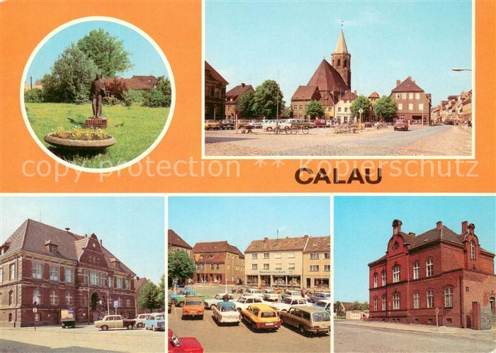 Calau Park Platz des Friedens Rathaus Post