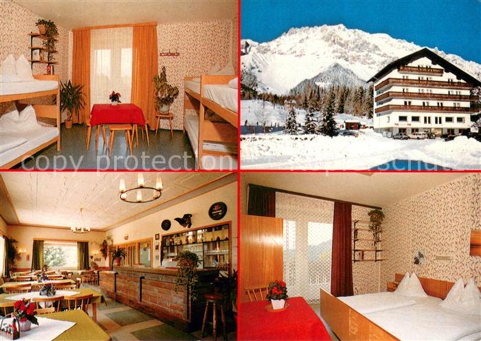 Ramsau Dachstein Steiermark Jugendgaestehaus Karlwirt Gastraum Fremdenzimmer Win