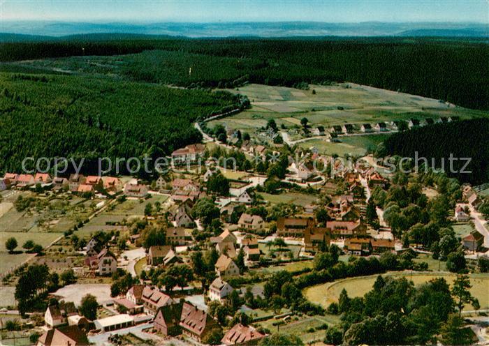 Neuhaus Solling Hoehenluftkurort Fliegeraufnahme