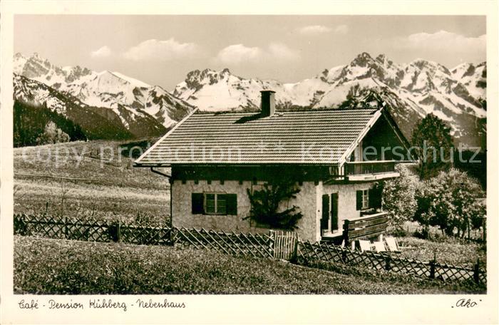 Seifriedsberg Sonthofen Cafe Pension Kuehberg Allgaeuer Alpen