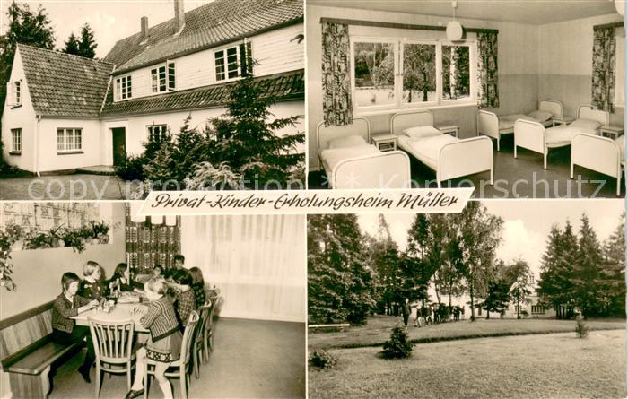 Brammerau Privat Kindererholungsheim Mueller Schlafraum Garten Esszimmer