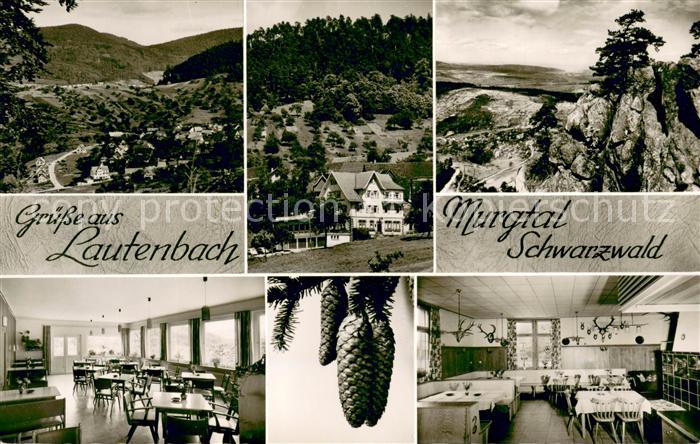 Lautenbach Gernsbach Gasthof Pension Lautenfelsen Landschaftspanorama Murgtal Br