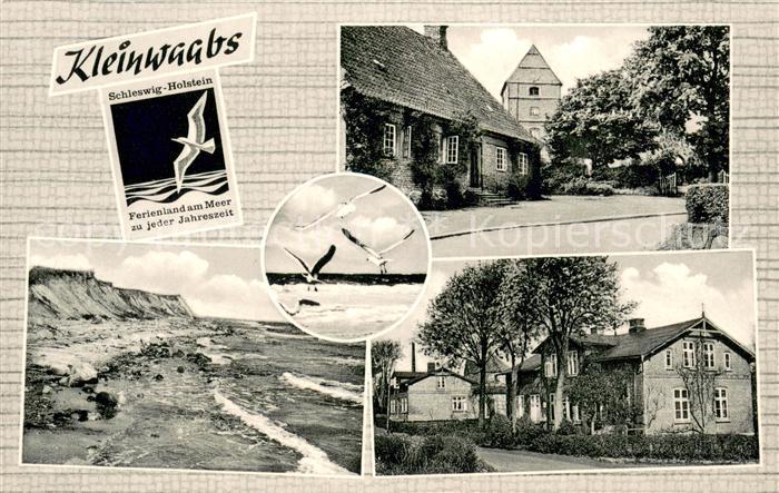 Kleinwaabs Ortsmotive Strand Kueste Moewen