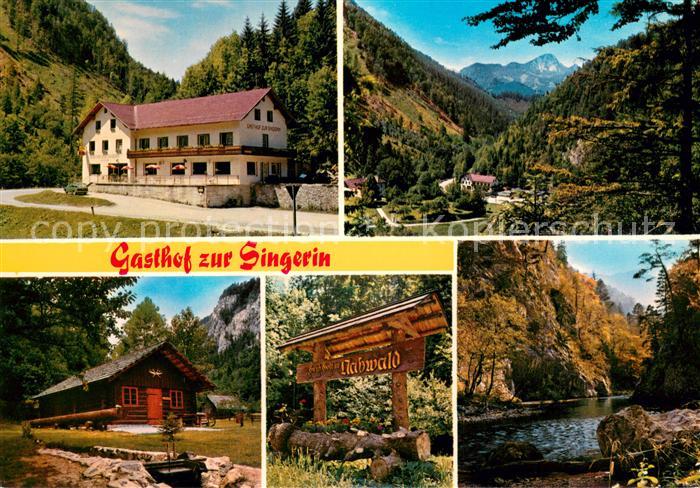 Nasswald Gasthaus zur Singerin Huette Landschaftspanorama Alpen