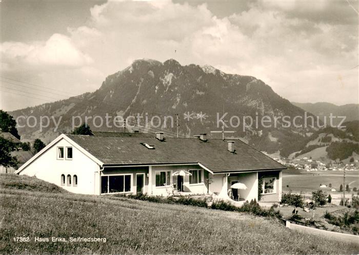 Seifriedsberg Sonthofen Gaestehaus Pension Haus Erika Allgaeuer Alpen