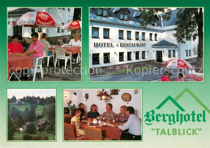 Holzhau Rechenberg-Bienenmuehle Erzgebirge Berghotel Talblick Restaurant