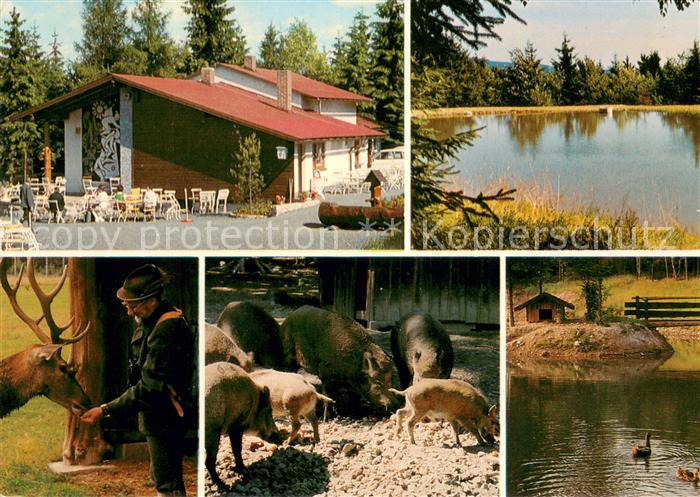 Mehlmeisel Bayreuther Haus Gaststaette Restaurant Wildgehege Schwanenteich Ficht