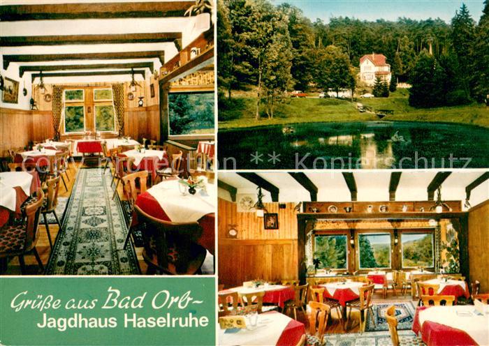 Bad Orb Cafe Restaurant Jagdhaus Haselruhe Teich