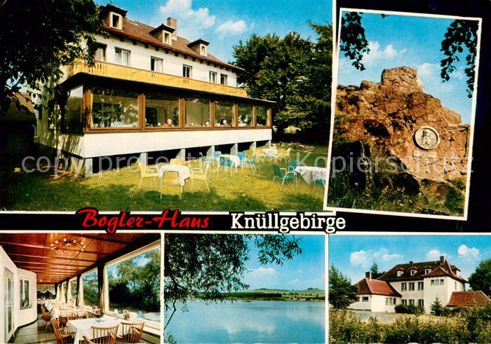 Schwarzenborn Knuell Hotel Restaurant Bogler Haus Knuellgebirge Felsen Gedenktaf