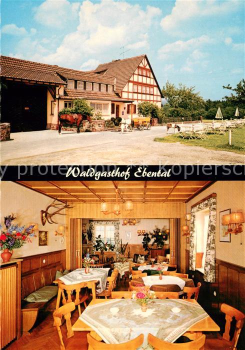 Ruedesheim Rhein Waldgasthof Ebental Restaurant Ponykutsche