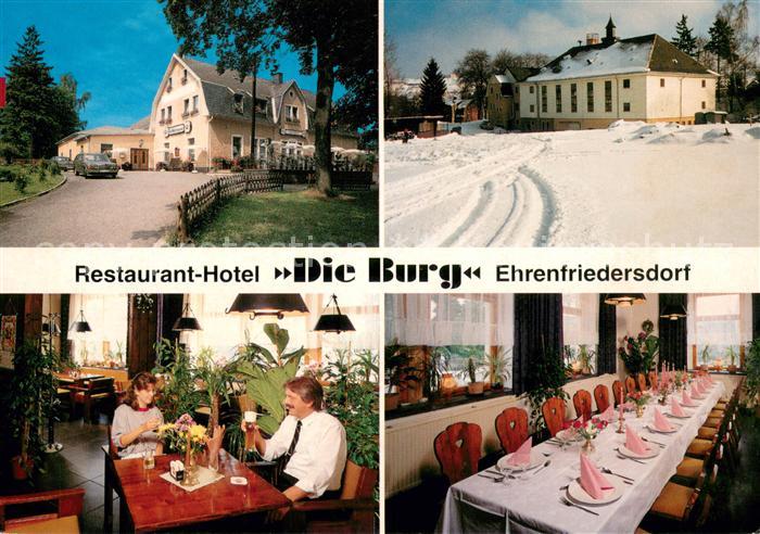 Ehrenfriedersdorf Erzgebirge Restaurant Hotel Die Burg