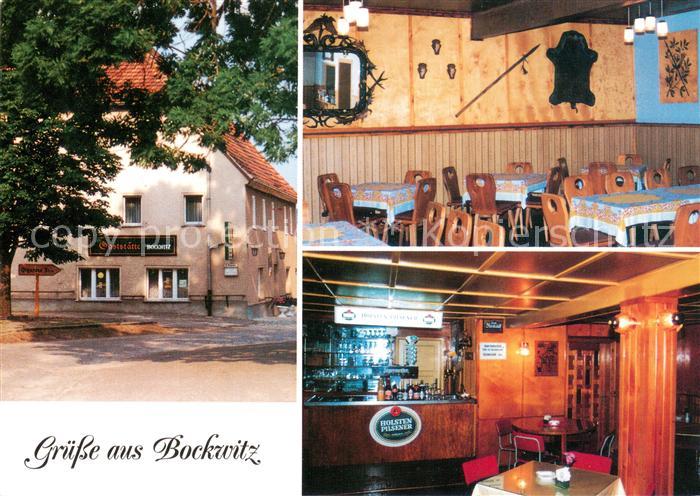 Bockwitz Belgern Gaststaette Gastraum Bar