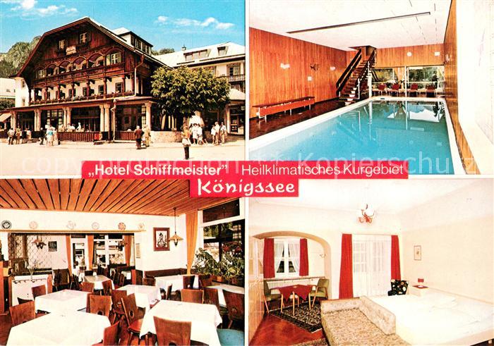 Koenigssee Hotel Schiffmeister Restaurant Fremdenzimmer Hallenbad
