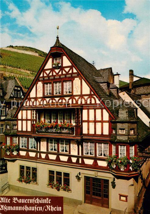 Assmannshausen Alte Bauernschaenke Fachwerkhaus