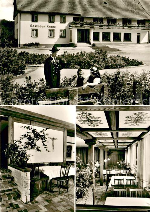 Noeggenschwiel Gasthaus Kranz Gastraum Trachten