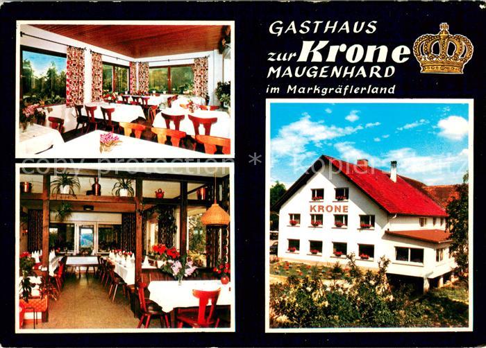 Maugenhard Gasthaus zur Krone im Markgraeflerland Restaurant