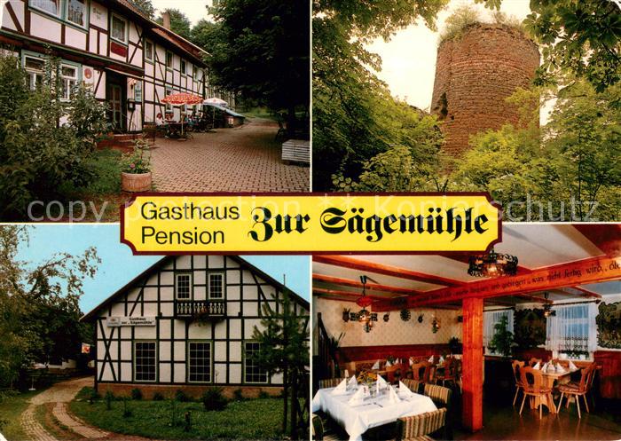 Herrmannsacker Gasthaus Pension Zur Saegemuehle Ferienwohnungen Burgruine Ebersb