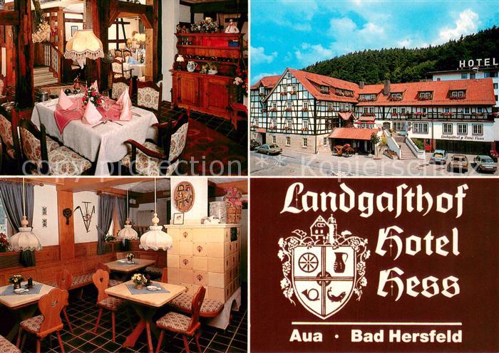 Aua Landgasthof Hotel Hess Restaurant Fachwerkhaus