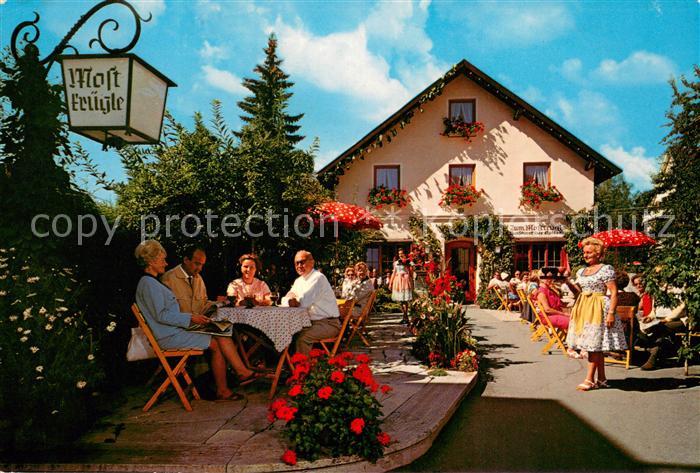 Bad Woerishofen Gasthaus Ausschank Mostkruegle Terrasse