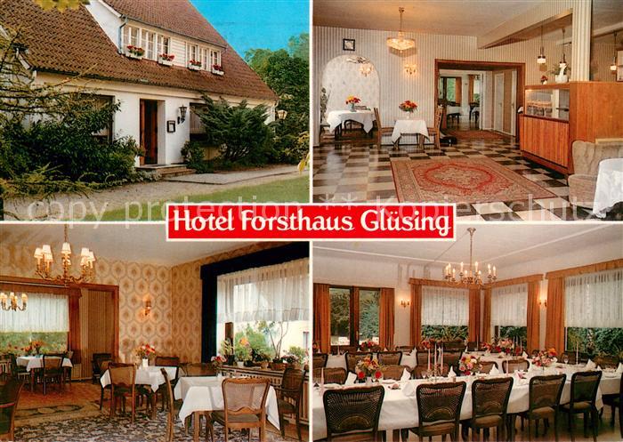 Lauenburg Elbe Hotel Forsthaus Gluesing Halle Restaurant