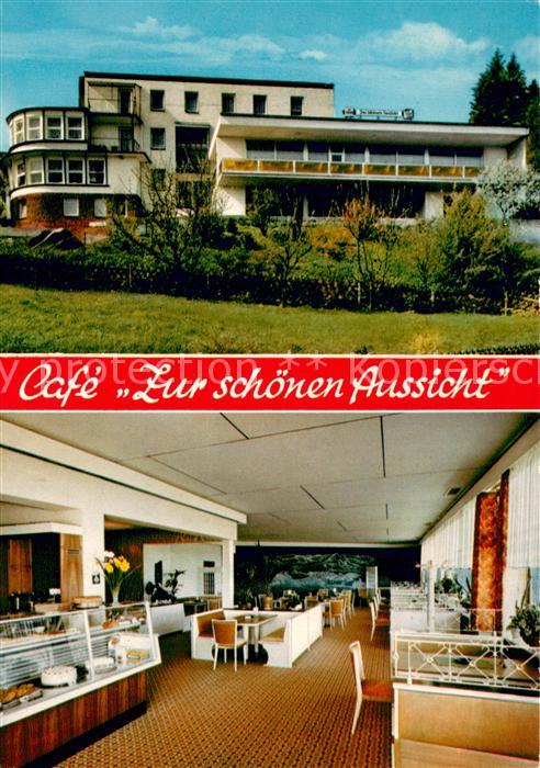 Bad Driburg Cafe Zur schoenen Aussicht Gastraum