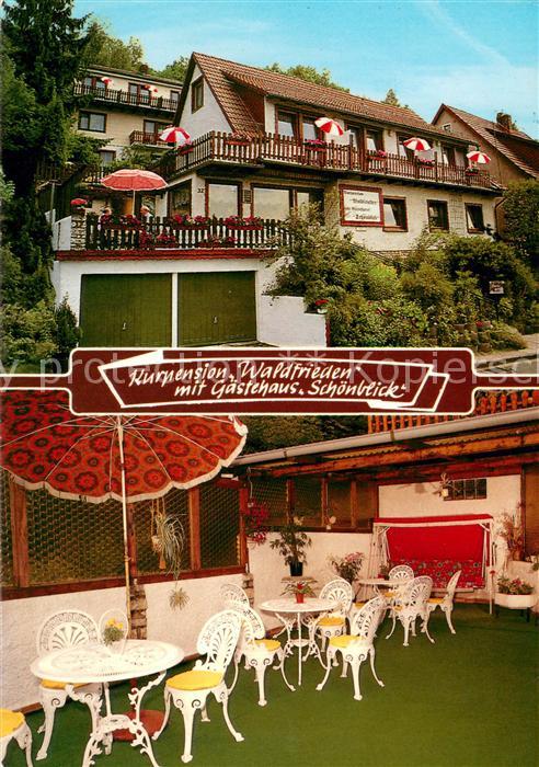 Bad Lauterberg Kurpension Waldfrieden mit Gaestehaus Schoenblick