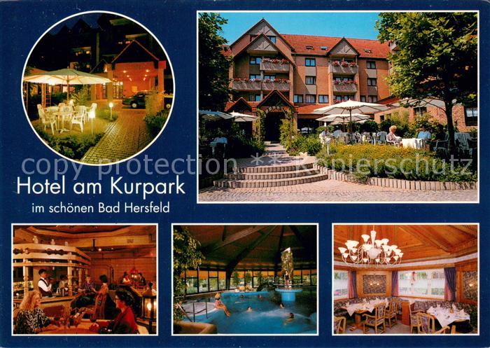 Bad Hersfeld Hotel am Kurpark Restaurant Terrasse Hallenbad