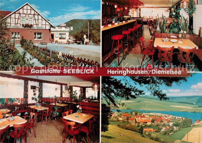 Heringhausen Waldeck Gaststaette Campingplatz Seeblick Panorama Luftkurort Natur