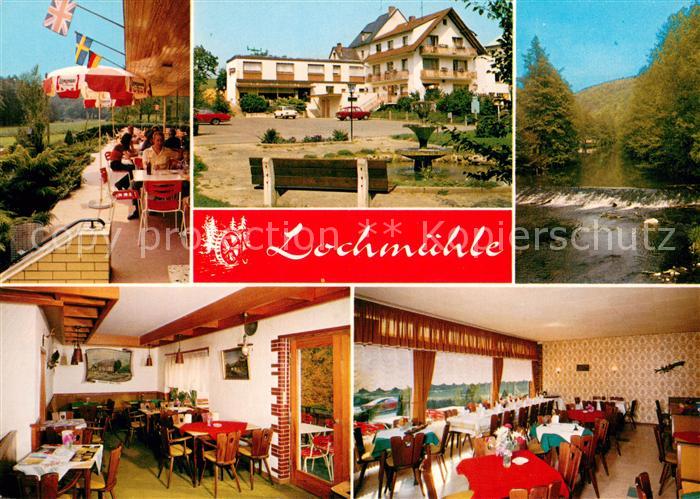 Oberzeuzheim Hotel Pension Lochmuehle Restaurant Cafe Wasserfall