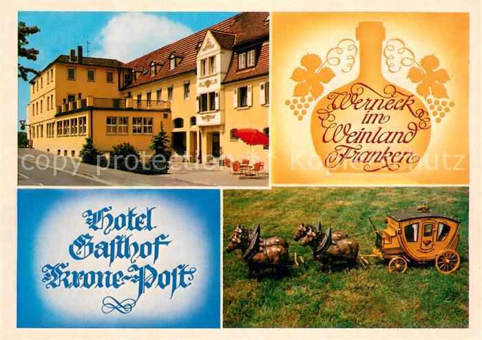 Werneck Hotel Gasthof Krone Post Postkutsche