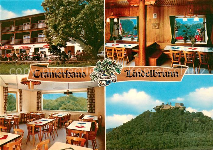 Vorderweidenthal Pension Cramer Haus Lindelbrunn Gastraum Burgruine