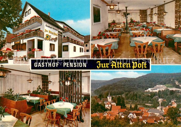 Unterleinleiter Gasthof Pension Zur alten Post Restaurant Stadtpanorama Fraenkis