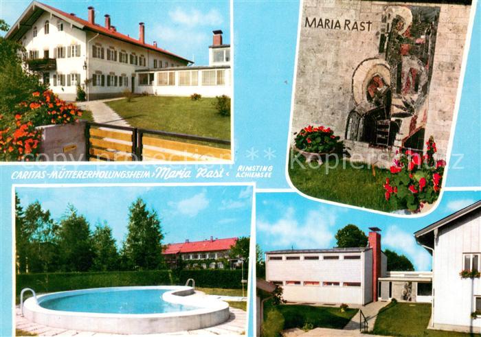Rimsting Caritas Muettererholungsheim Maria Rast Gedenkstein