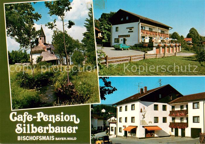 Bischofsmais Cafe Pension Silberbauer Bach Kirche