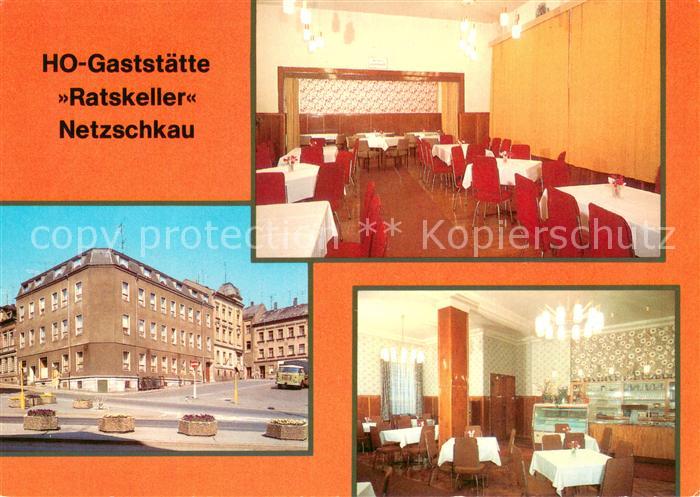 Netzschkau HO Gaststaette Ratskeller Restaurant