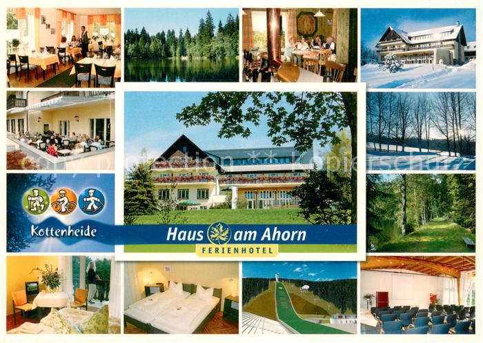 Kottenheide Ferienhotel Haus am Ahorn Natur See Waldpartie Skisprungschanze