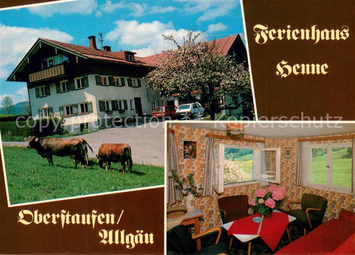 Oberstaufen Oberallgaeu Bayern Ferienhaus Henne Kuehe