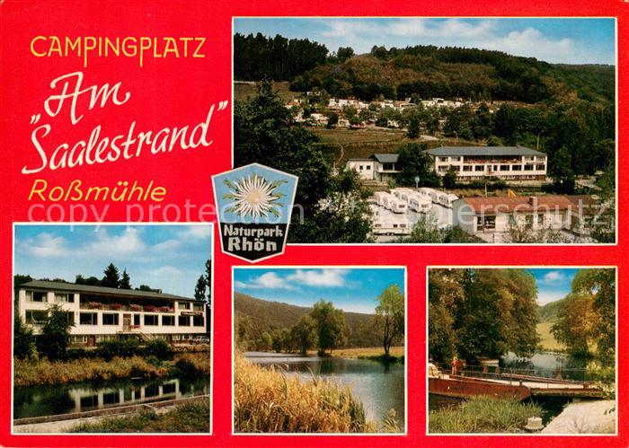 Weikersgrueben Campingplatz Rossmuehle Gaststaette Landschaftspanorama Saale