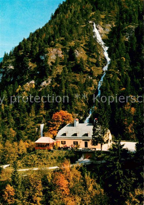 Schneizlreuth Berggasthof Brunnhaus Wasserfall