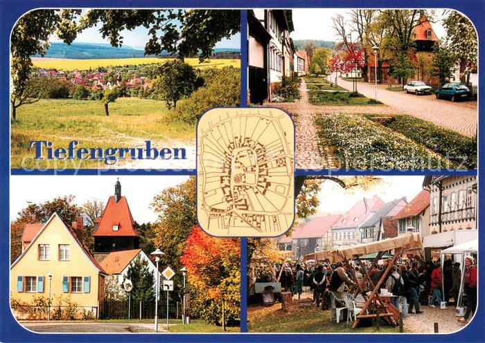 Tiefengruben Panorama Rundlingsdorf Flaechendenkmal Ortsstrasse Dorfeingang Obst