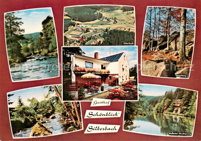 Silberbach Eger Gasthof Schoenblick Wellertal Hirschsprung Hengsberg Natur Felse