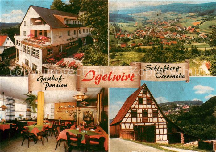 Osternohe Gasthof Pension Igelwirt Restaurant Scheune Fachwerk Schlossberg Panor