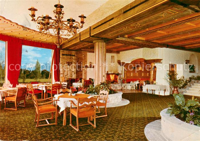 Sonthofen Oberallgaeu Kur- und Sporthotel Sonnenalp Haus am Birkenmoor Halle Res