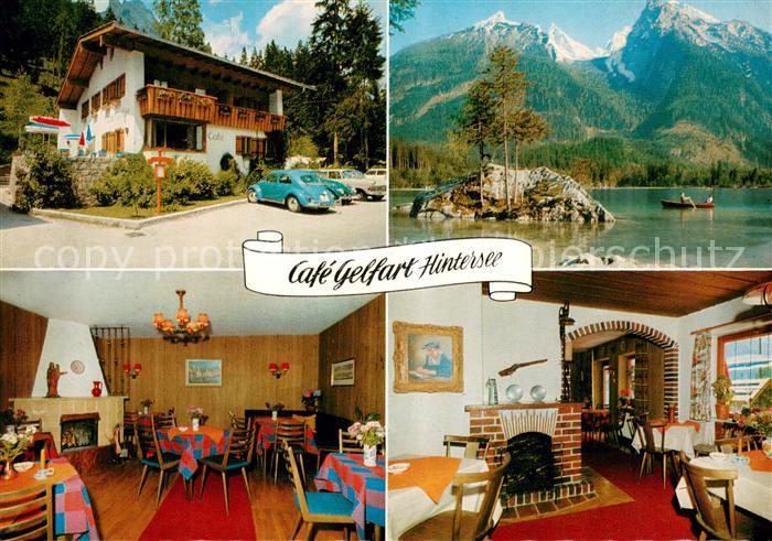 Hintersee Berchtesgaden Cafe Fremdenheim Gelfart am See Alpen
