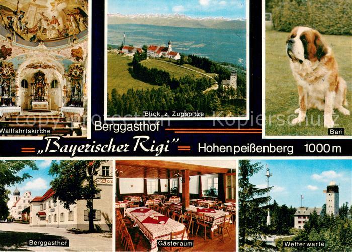 Hohenpeissenberg TerrassenCafe Restaurant Bayerischer Rigi Berggasthof Berhardin