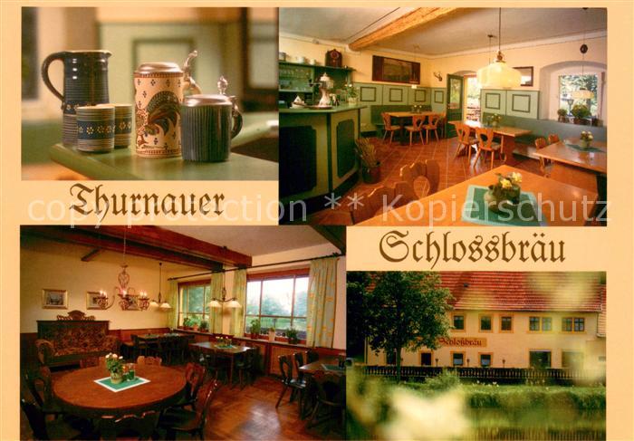 Thurnau Thurnauer Schlossbraeu Restaurant Bierkruege